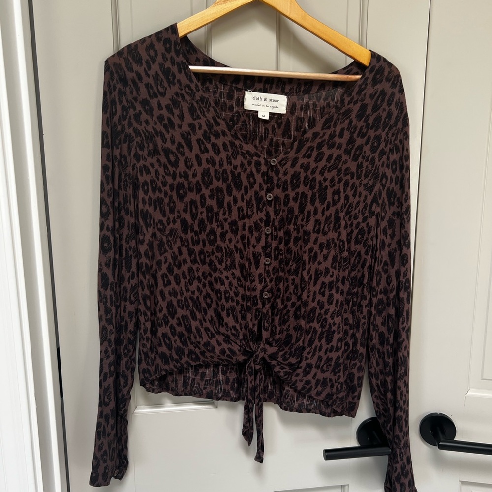 Anthropologie cloth and stone blouse